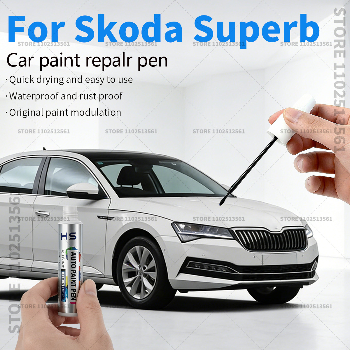 Car Scratch Remover Pen - Car Paint Repair Pen For Skoda