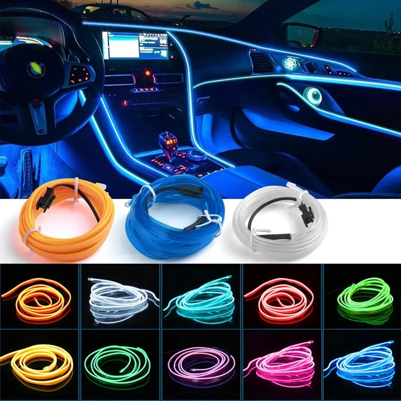 Car Accessories Wholesale - 1M/3M/5M Car Interior Led Decorative Lamp