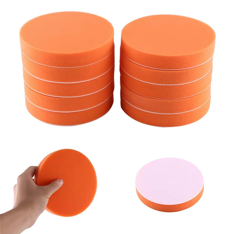 Car Wax Polishing Pad - 5/6Inch Flat Foam Car Buffing Polishing
