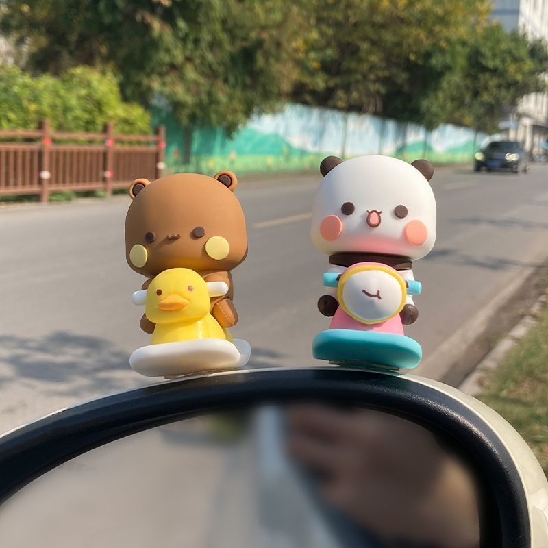 Yier Bubu Spring Swing Figurin - огляд і ціна Car Accessories Quirky