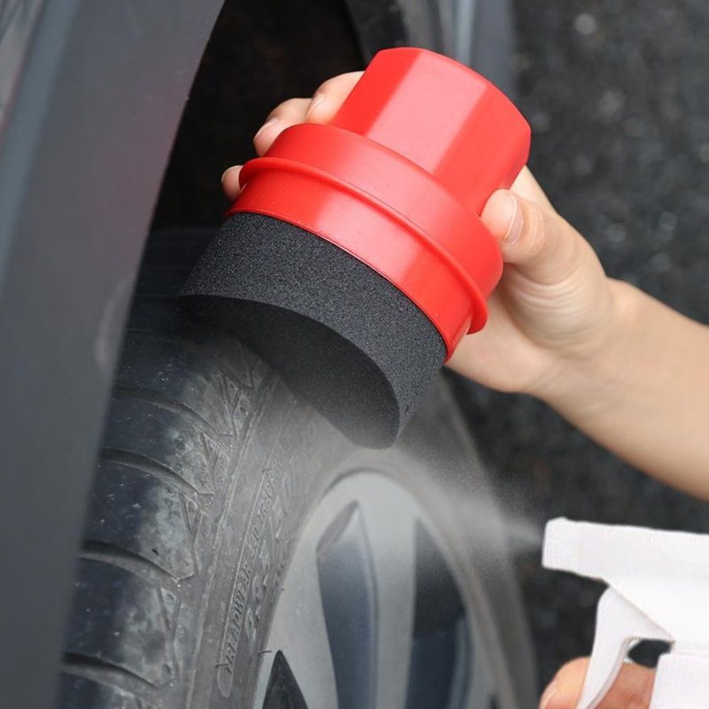 Curved Tire Polishing Sponge w - огляд і ціна Car Wax Polishing Pad