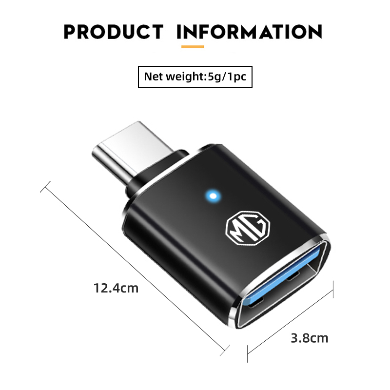Car LED Type C To USB 3.0 Adap - огляд і ціна Car Accessories Quirky