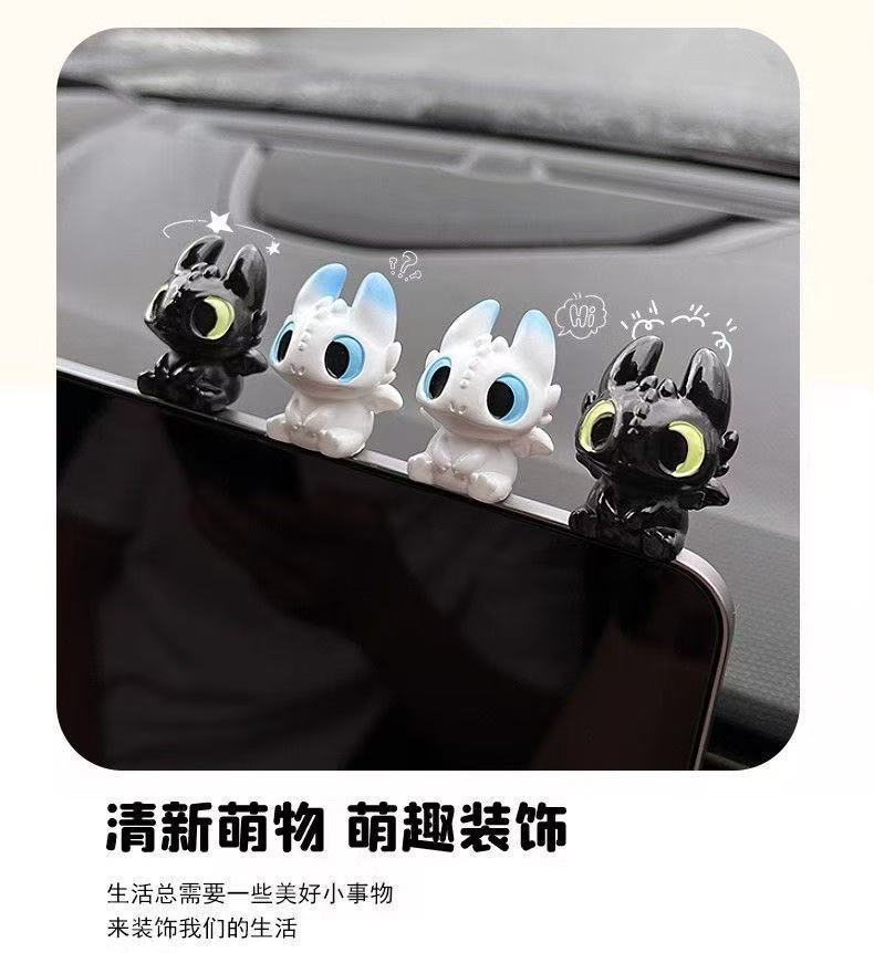 Cute toothless baby doll figur - огляд і ціна Car Accessories Quirky