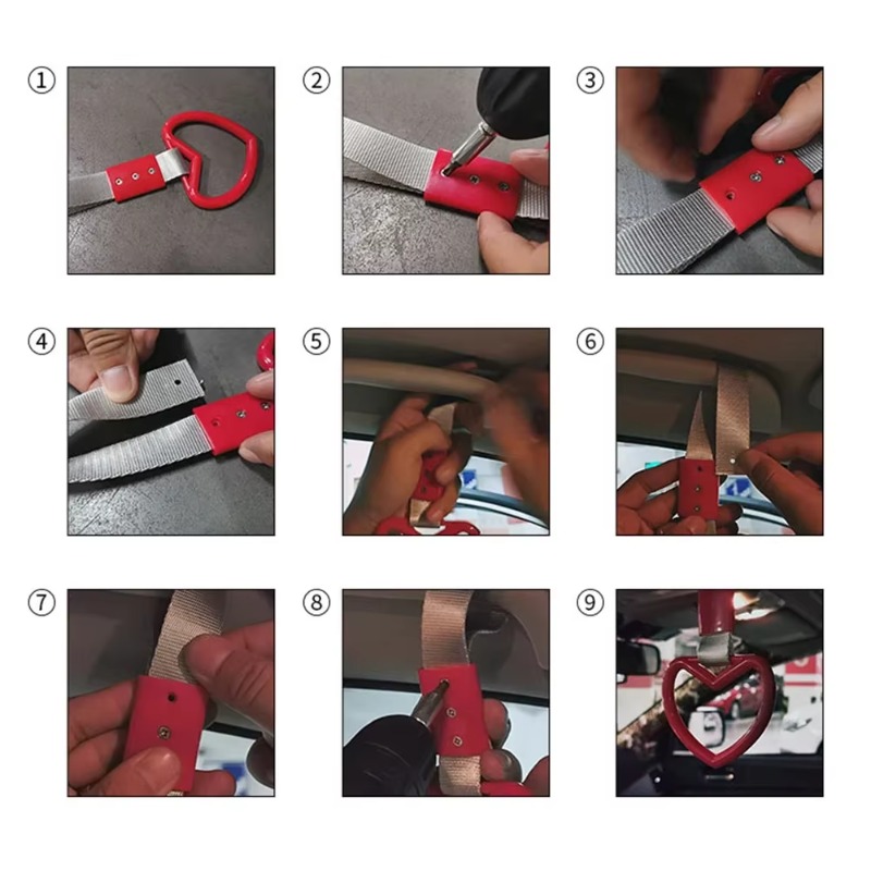 1PC New JDM Tsurikawa Handle R - огляд і ціна Car Accessories Jdm