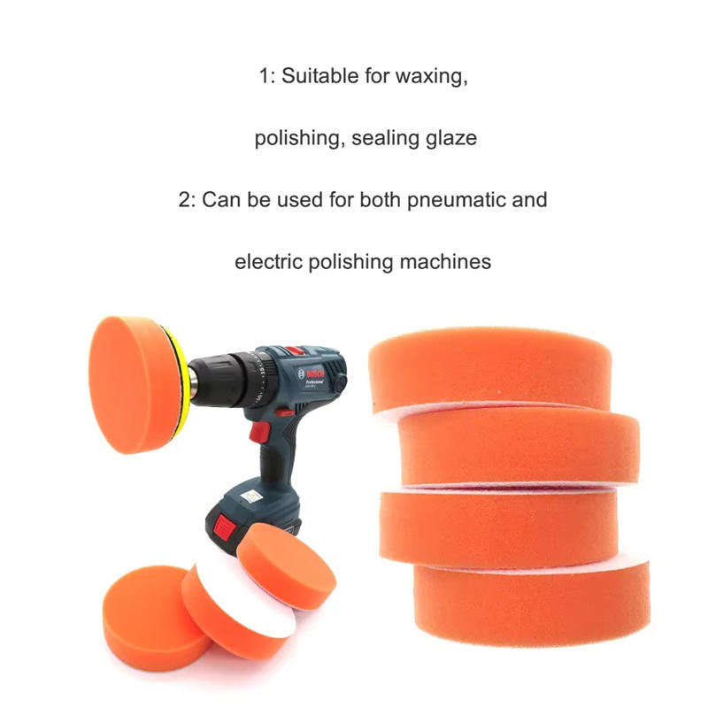 5/6Inch Flat Foam Car Buffing  - огляд і ціна Car Wax Polishing Pad