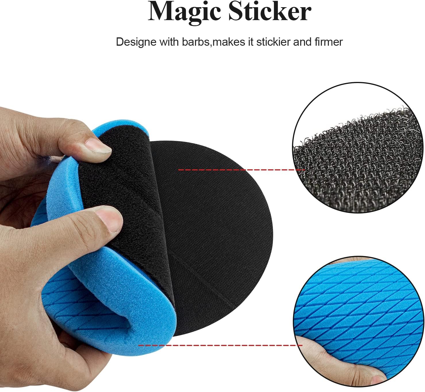5 Pack 6 Inch Compound Buffing - огляд і ціна Car Wax Polishing Pad