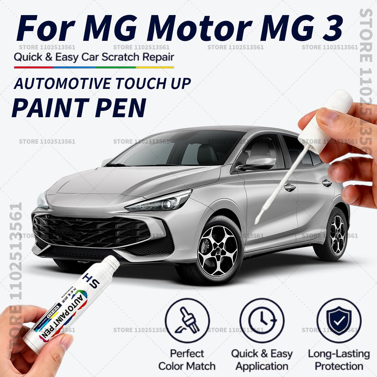 For 2011-2026 MG Motor MG 3 To - огляд і ціна Car Scratch Remover Pen