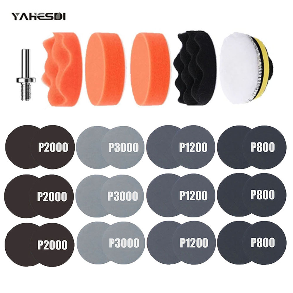 Car Polishing Sponge 75mm 3inc - огляд і ціна Car Wax Polishing Pad
