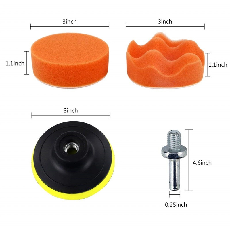 Car Polishing Sponge 75mm 3inc - огляд і ціна Car Wax Polishing Pad