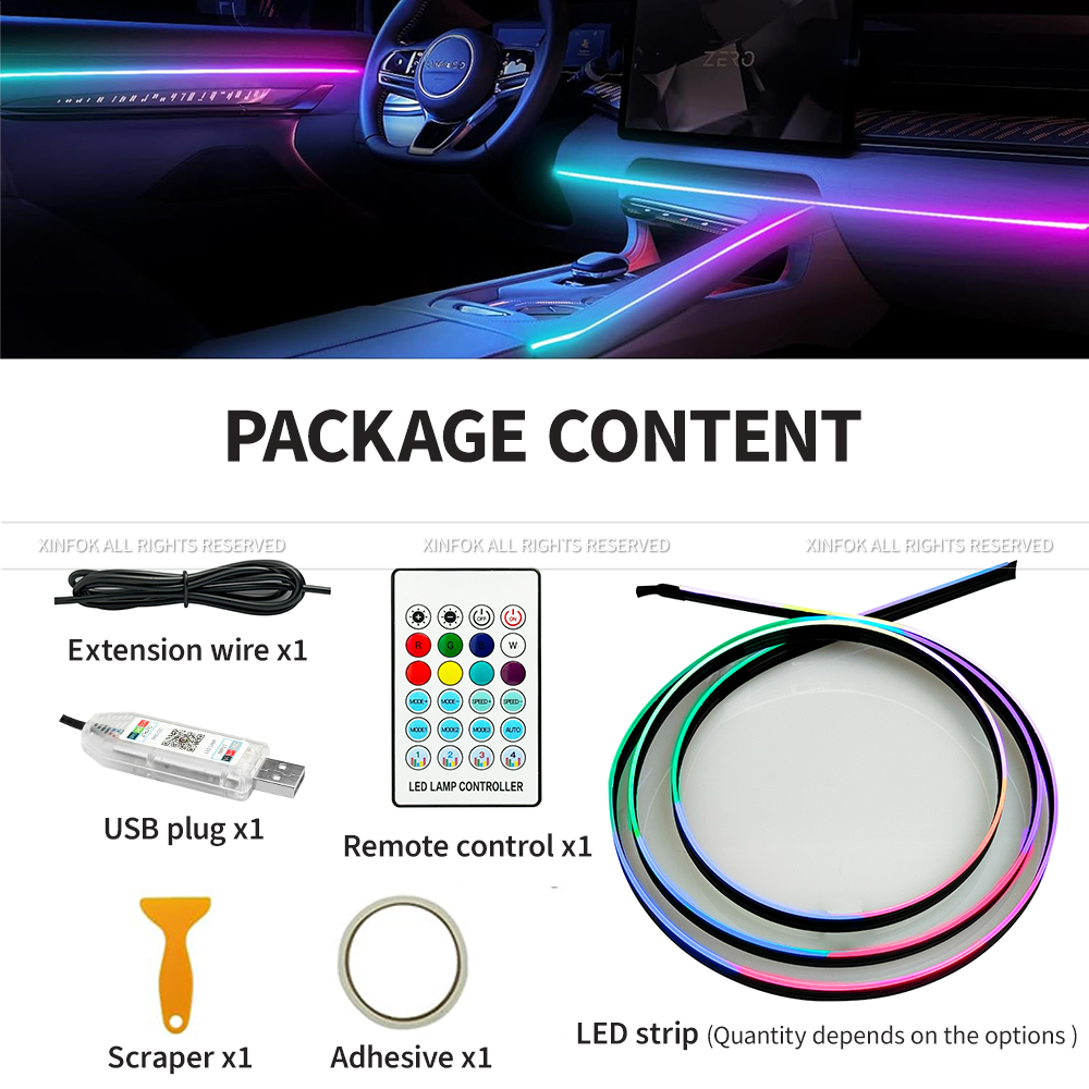 140cm USB Dreamcolor Acrylic I - огляд і ціна Car Accessories Wholesale
