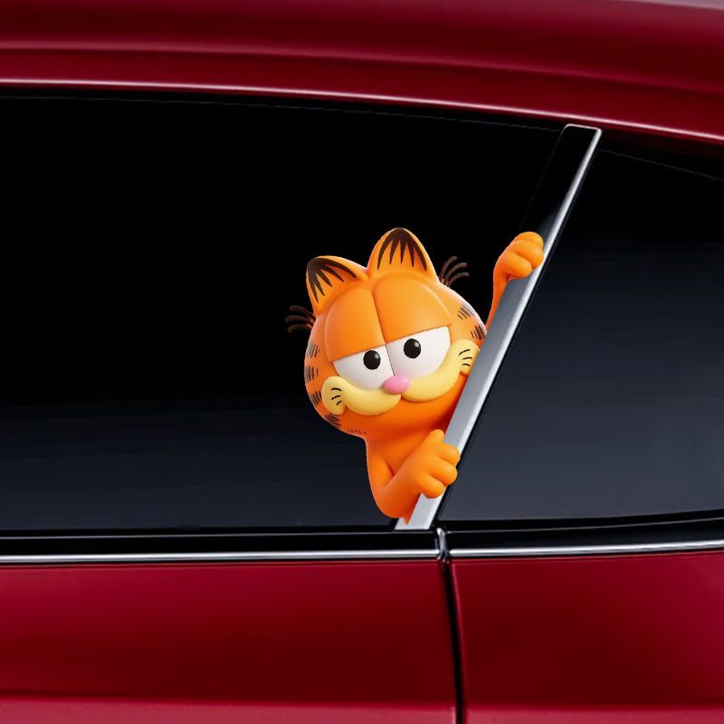Garfield anime cartoon cute fu - огляд і ціна Car Accessories Quirky