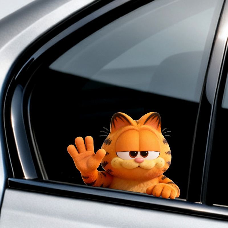 Garfield anime cartoon cute fu - огляд і ціна Car Accessories Quirky
