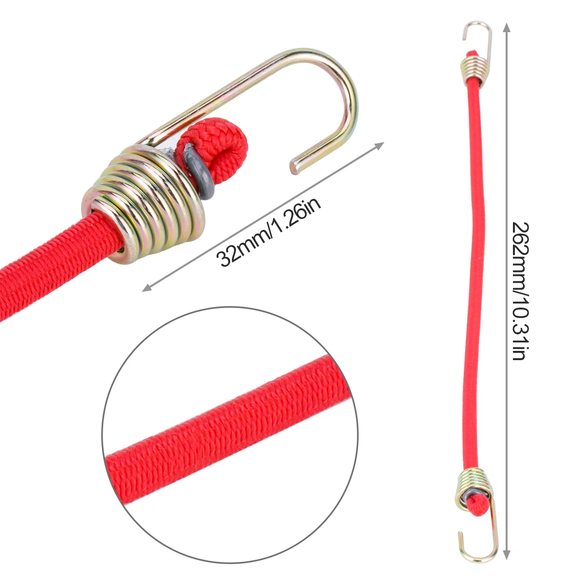 Bungee Cords 5/10Pcs w/ Hooks  - огляд і ціна Car Accessories Roof Rack