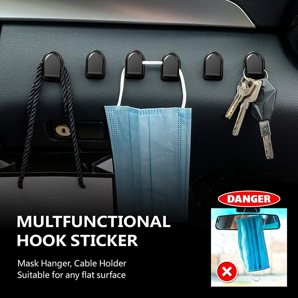 Mini Car Hooks Interior Storag - огляд і ціна Car Accessories For Interior