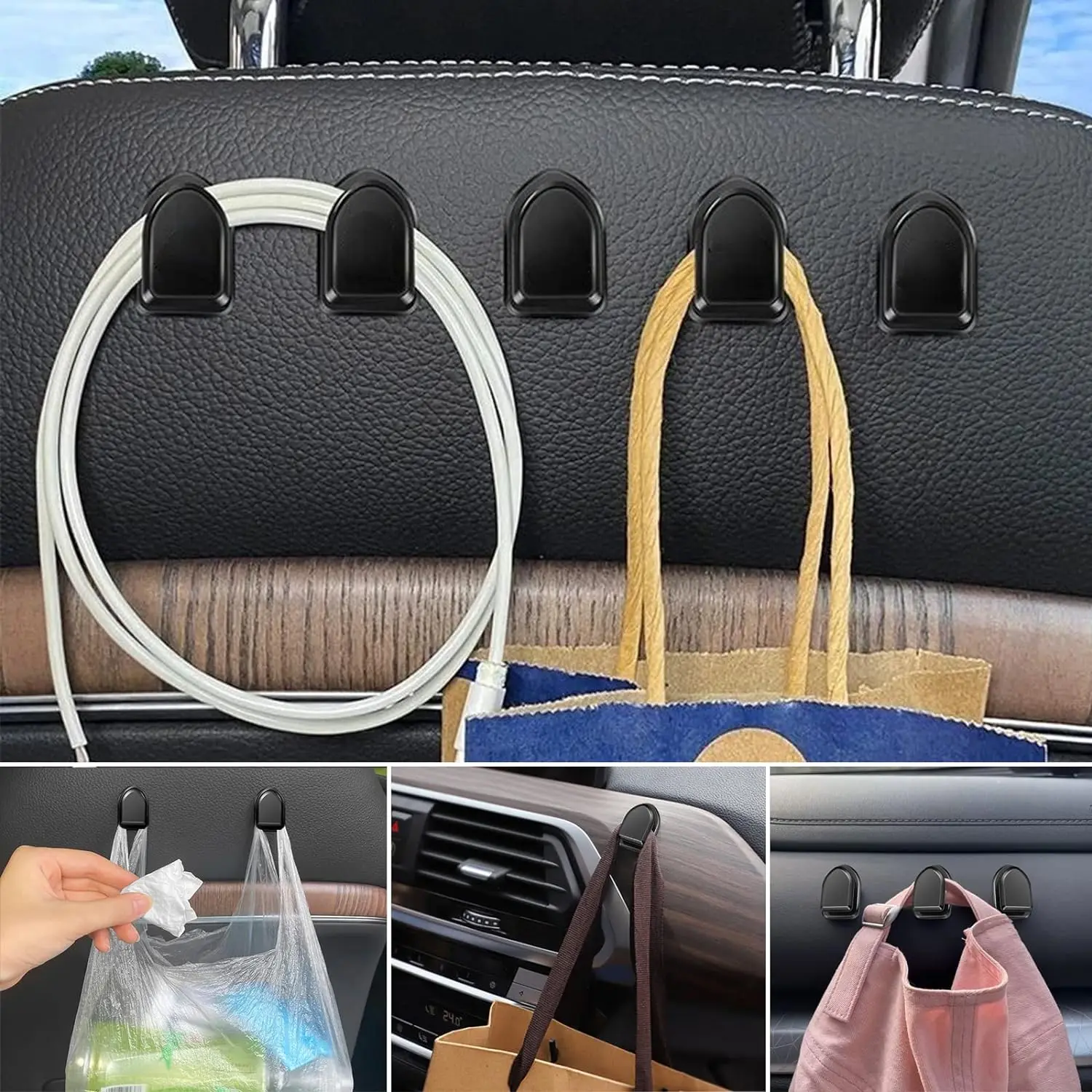 Mini Car Hooks Interior Storag - огляд і ціна Car Accessories For Interior