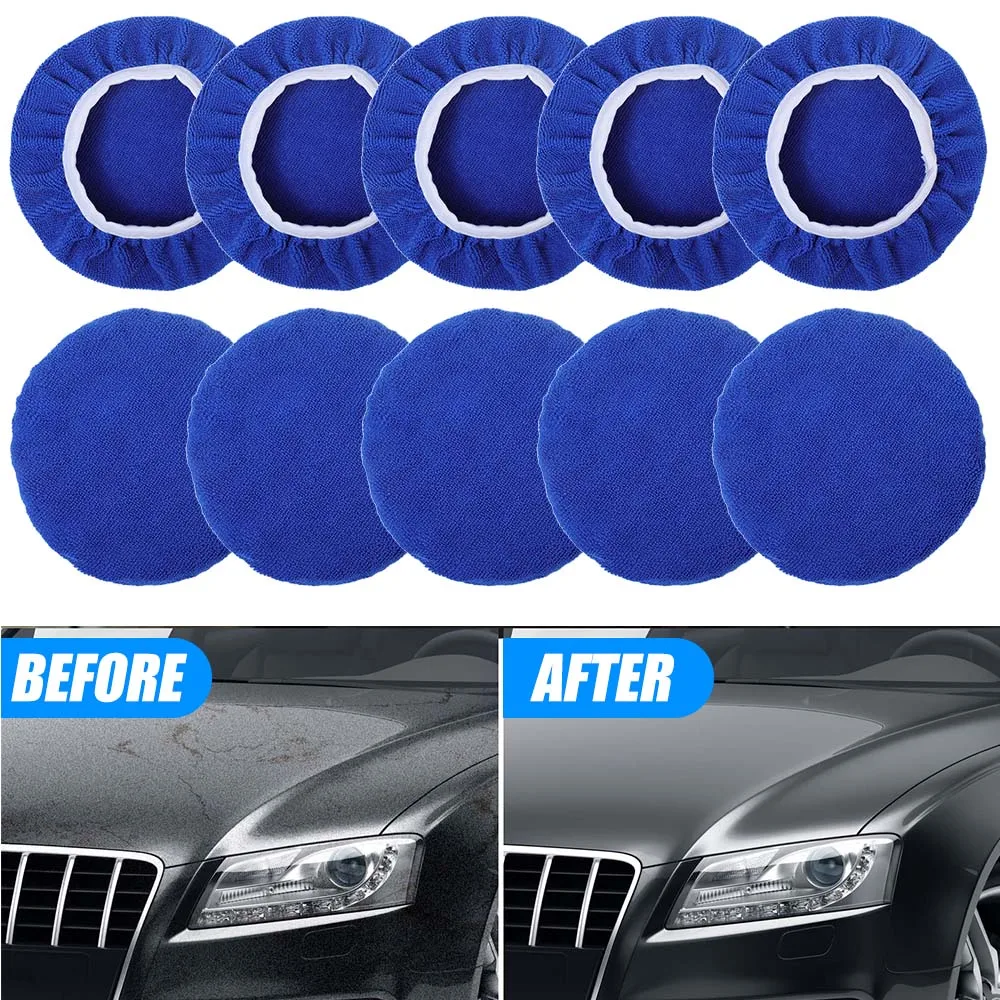 5-10inches Car Microfiber Poli - огляд і ціна Car Wax Polishing Pad