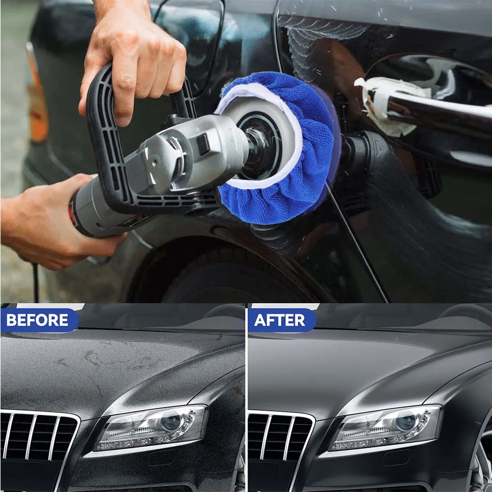 5-10inches Car Microfiber Poli - огляд і ціна Car Wax Polishing Pad
